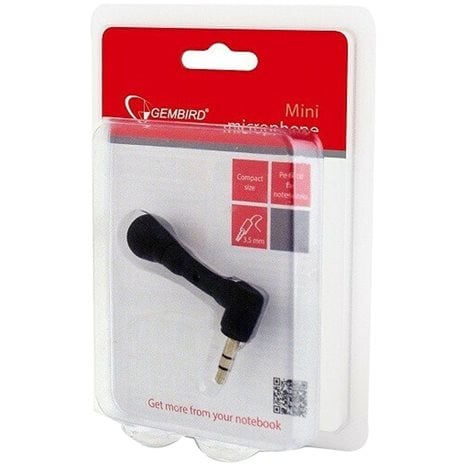 GEMBIRD MINI MICROPHONE BLACK