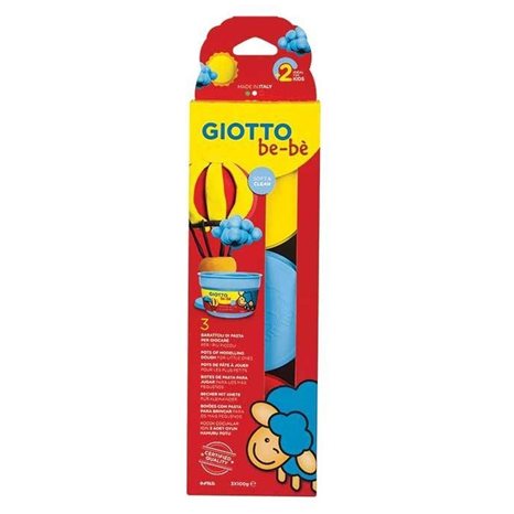 Πλαστοζυμαράκι Με Φυσικά Συστατικά Giotto Bebe 3x100gr