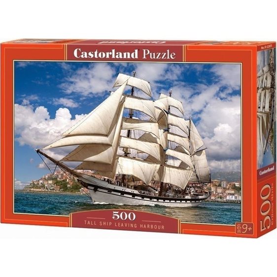 Πάζλ Castorland 500τεμ Tall Ship Leaving Harbour B-52851