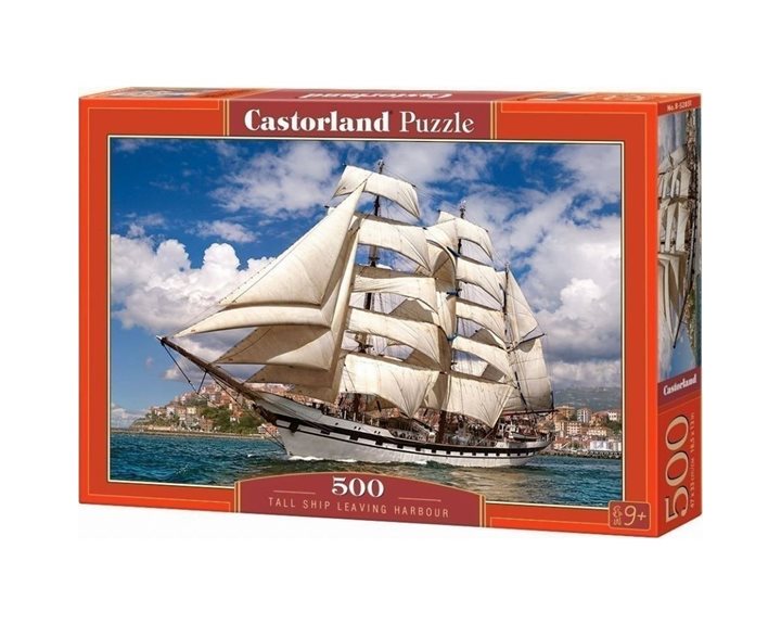 Πάζλ Castorland 500τεμ Tall Ship Leaving Harbour B-52851