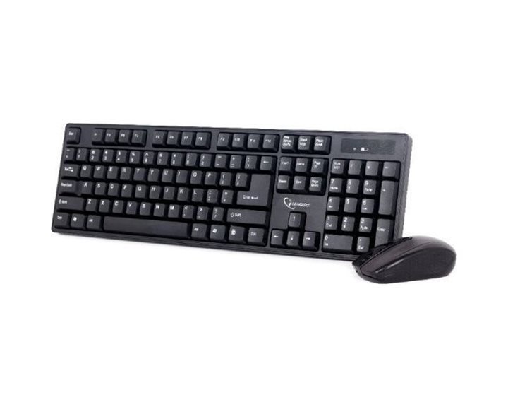 Gembird Wireless Desktop Set US Layout Black