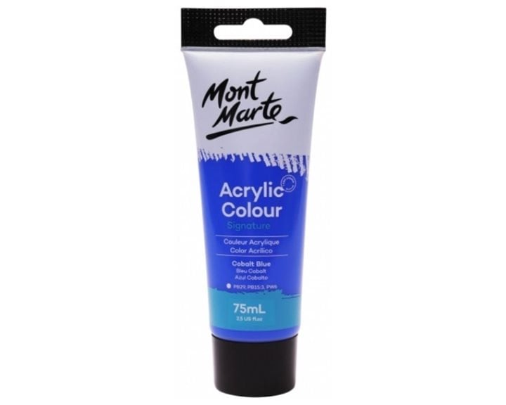 Ακρυλικό Mont Marte 75ml Studio Acrylic 19 Cobalt Blue