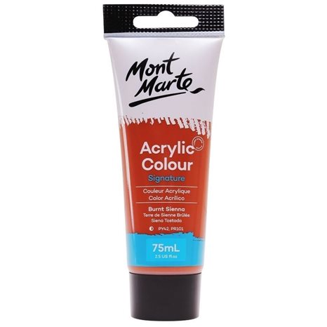 Ακρυλικό Mont Marte 75ml Studio Acrylic 14 Burnt Sienna