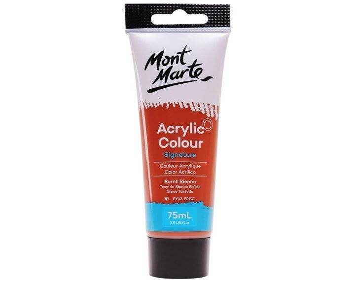 Ακρυλικό Mont Marte 75ml Studio Acrylic 14 Burnt Sienna