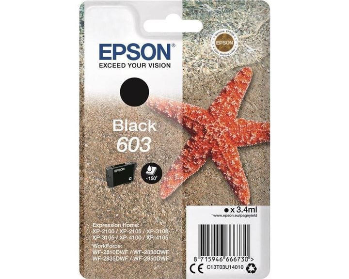 Μελάνι Epson 603 Black CT13T03U14010
