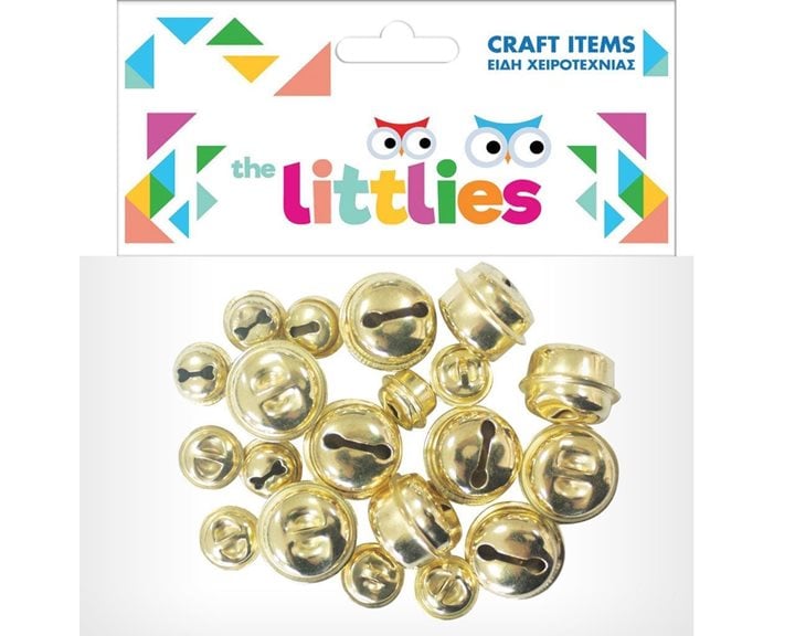 Κουδουνάκια 9χ18mm / 9x12mm 18τεμ. The Litllies