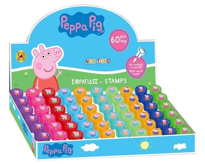 Σφραγίδα Στρογγλή Peppa Pig