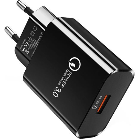 Lamtech Quick Charger USB3.0 18W Black