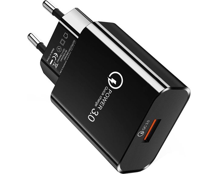 Lamtech Quick Charger USB3.0 18W Black