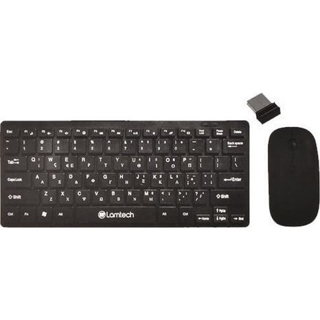 Lamtech Mini Wireless 2,4G Keyboard And Mouse GR Layout