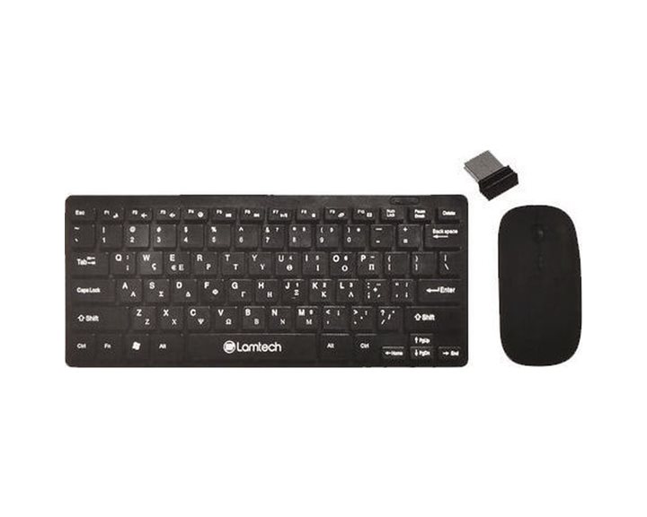 Lamtech Mini Wireless 2,4G Keyboard And Mouse GR Layout