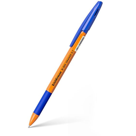 Στυλό ErichKrause R-301 Orange Stick&Grip 0.7, (Μπλε) 39531