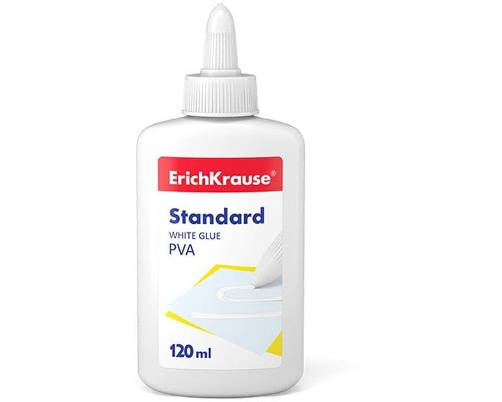 Κόλλα Λευκή PVA ErichKrause Standard, 120 ml, 48724