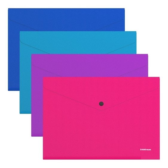 Φάκελος Κουμπί Erichkrause Α4 Diagonal Vivid 50316