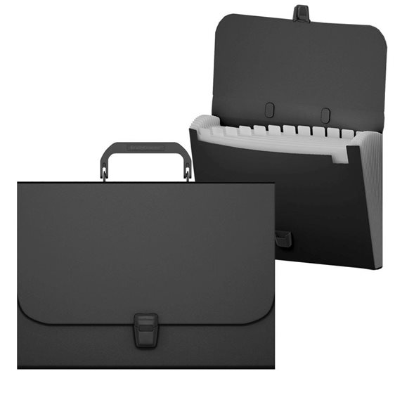 Θήκη Για Portfolio ErichKrause, 12 Θέσεις, A4 (Matt Classic-Black) 50437