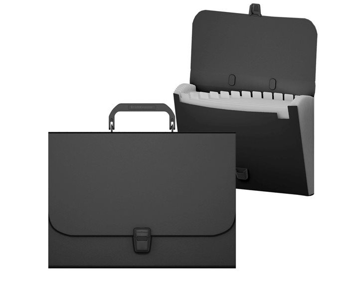 Θήκη Για Portfolio ErichKrause, 12 Θέσεις, A4 (Matt Classic-Black) 50437