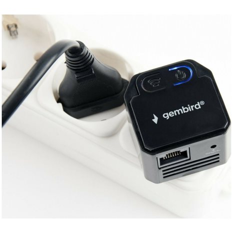 GEMBIRD WIFI REPEATER 300MBPS BLACK WNP-RP300-03-BK