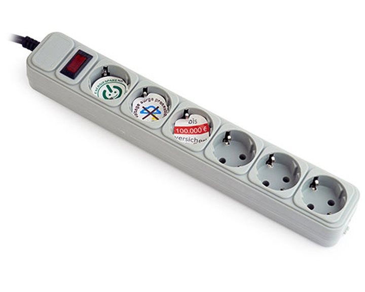 GEMBIRD SURGE PROTECTOR 6 SOCKETS 3m