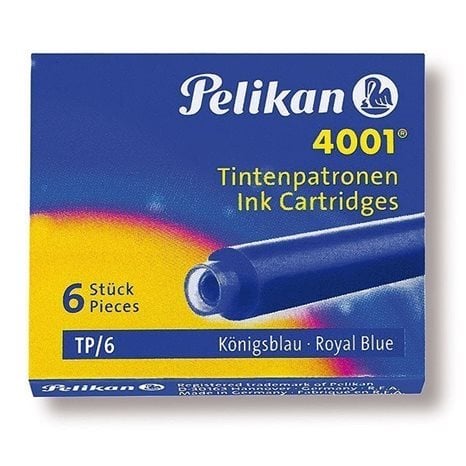 Μελάνι Πέννας Pelikan 6τεμ. 4001 Μπλε