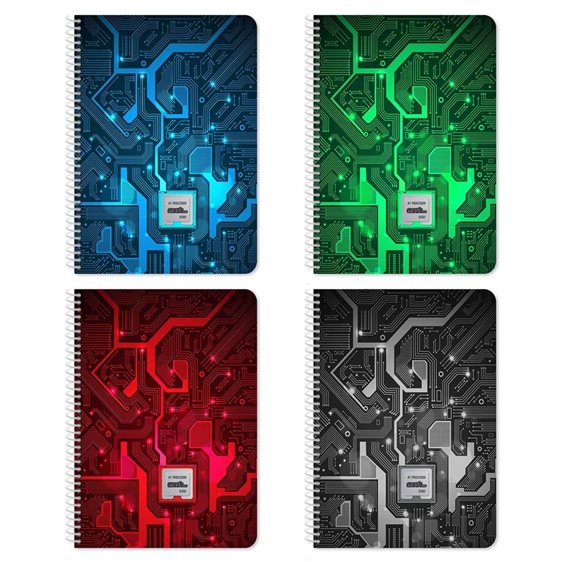 Τετράδιο Σπιράλ CPU Must 17x25 5 Θεμάτων 150φ.