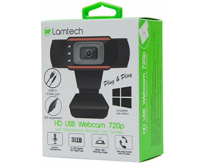 LAMTECH HIGH DEFINITION USB WEB CAMERA 720P