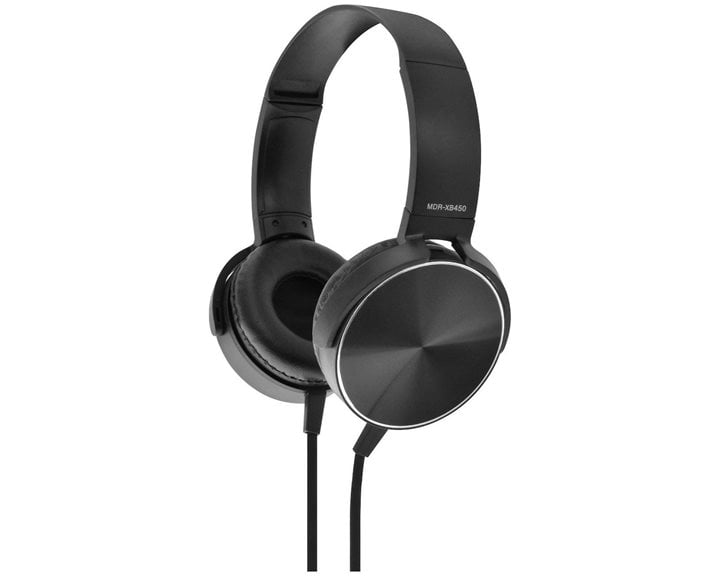 LAMTECH EXTRA BASS STEREO HEADPHONES WITH MIC BLACK