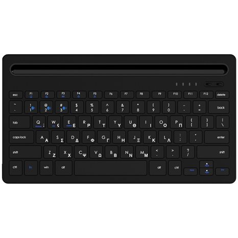 LAMTECH BT 5.0 KEYBOARD WITH IPAD AND MOBILE STAND BLACK
