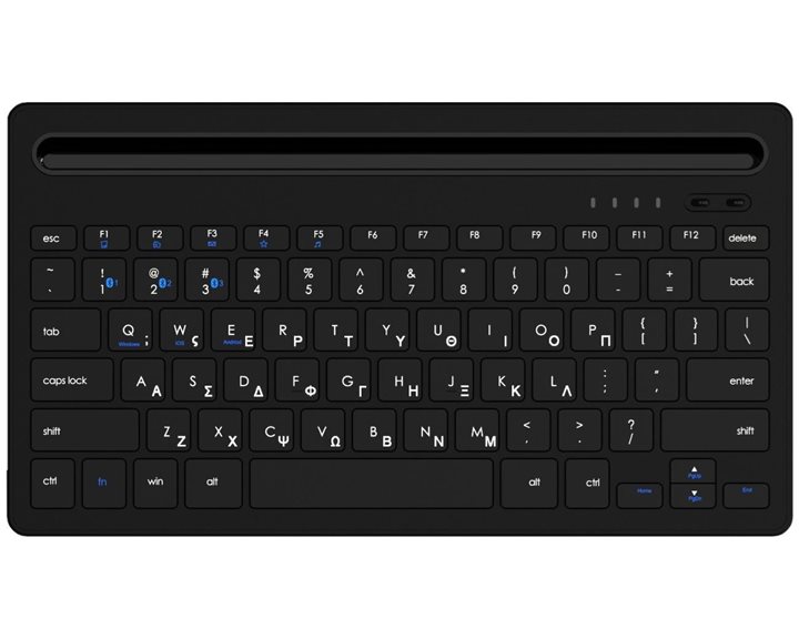 LAMTECH BT 5.0 KEYBOARD WITH IPAD AND MOBILE STAND BLACK