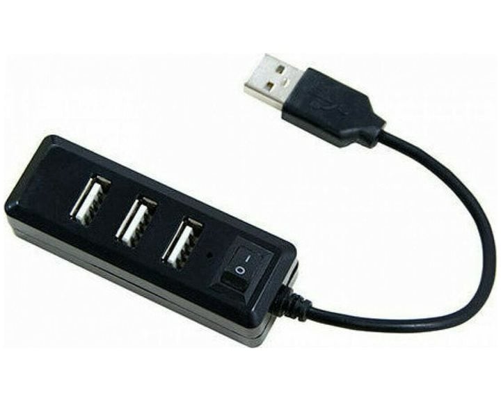 LAMTECH 4-PORT USB HUB BLACK
