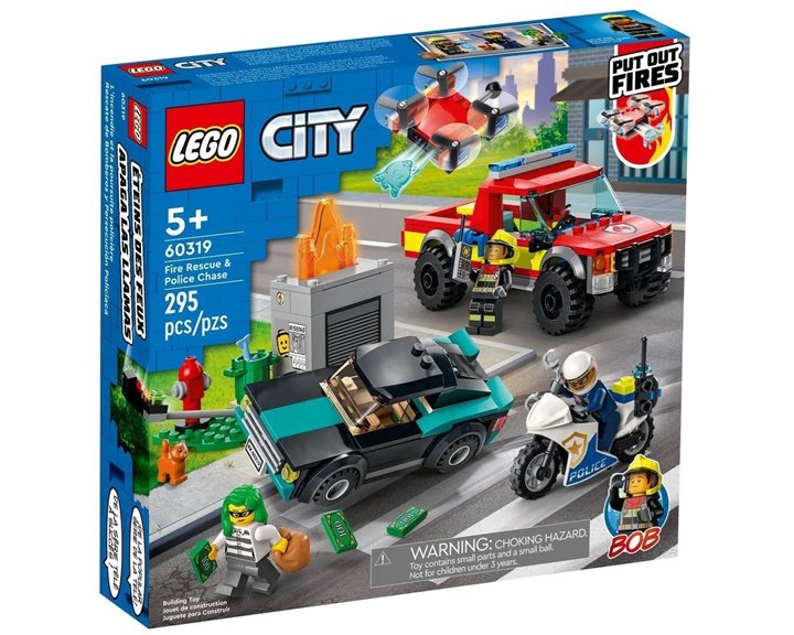 LEGO City Πυροσβεστική Διάσωση και Αστυνομική Καταδίωξη 60319