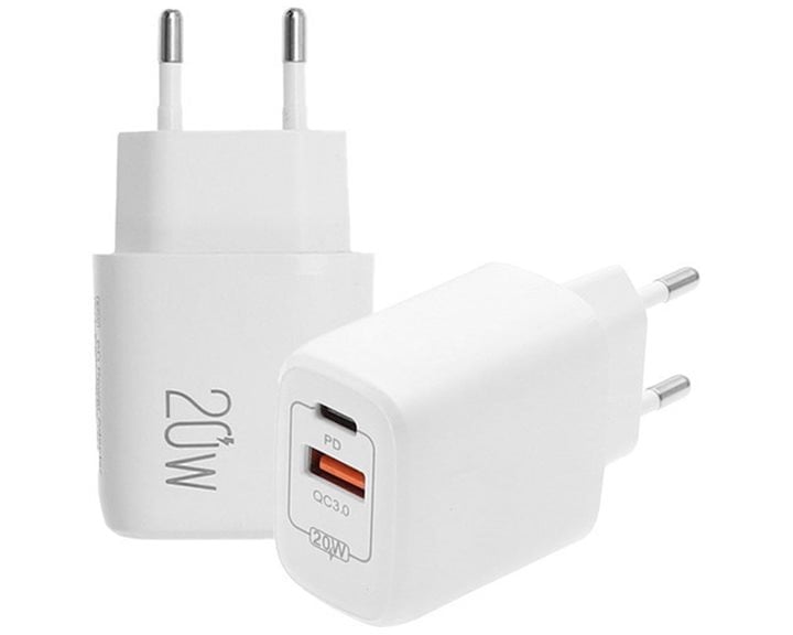 Lamtech Charger USB Qc3.0/Type-C 20W