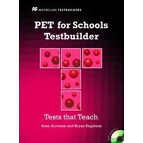 PET FOR SCHOOLS TESTBUILDER SB TESTS THAT TEACH (+ CD)