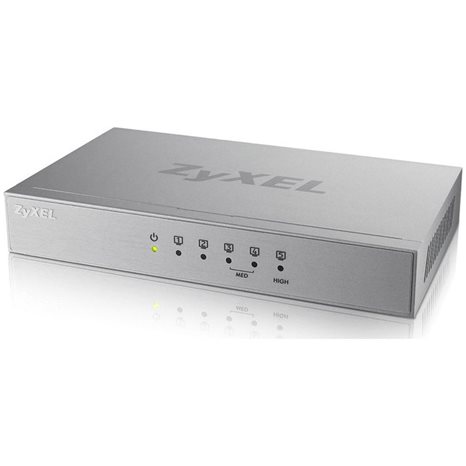 Zyxel Switch GS-105B, 5 Ports 100/1000Mbps, Workgroup Gigabit Switch, 2YW.