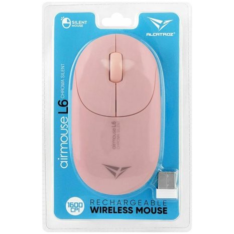 Alcatroz Silent Rechargeable Airmouse L6 Chroma Peach