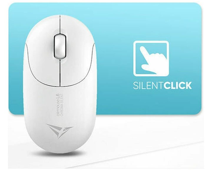 ALCATROZ SILENT RECHARGEABLE AIRMOUSE L6 CHROMA WHITE