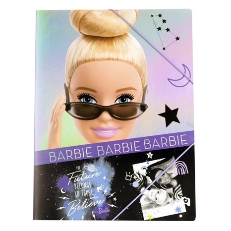 Ντοσιέ Λάστιχο Α4 Gim Barbie 349-68515