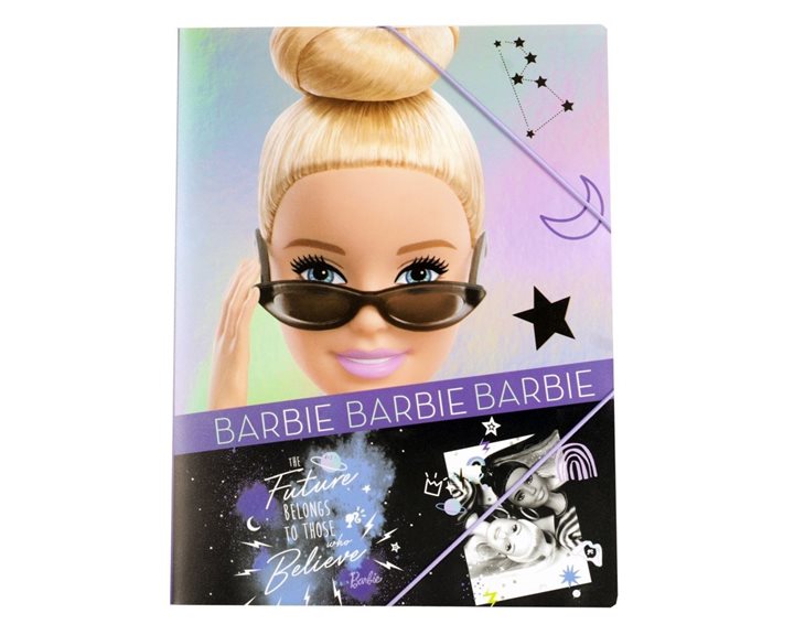 Ντοσιέ Λάστιχο Α4 Gim Barbie 349-68515
