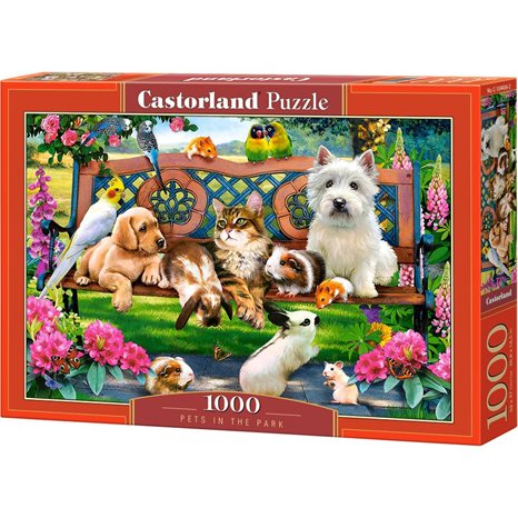 Παζλ Castorland 1000τμχ. Pets in the Park C-104406-2