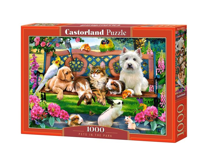 Παζλ Castorland 1000τμχ. Pets in the Park C-104406-2
