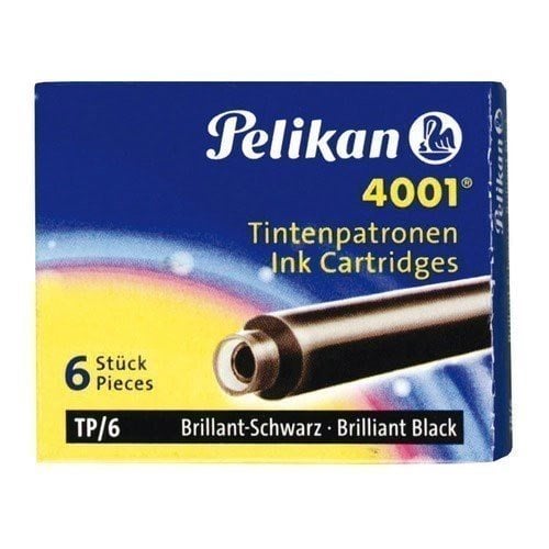 Μελάνι Πέννας Pelikan 6τεμ. Μαύρο