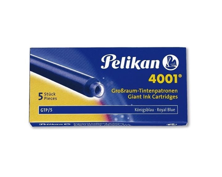 Μελάνι Πέννας Pelikan 5Τεμ. 4001 Μπλε