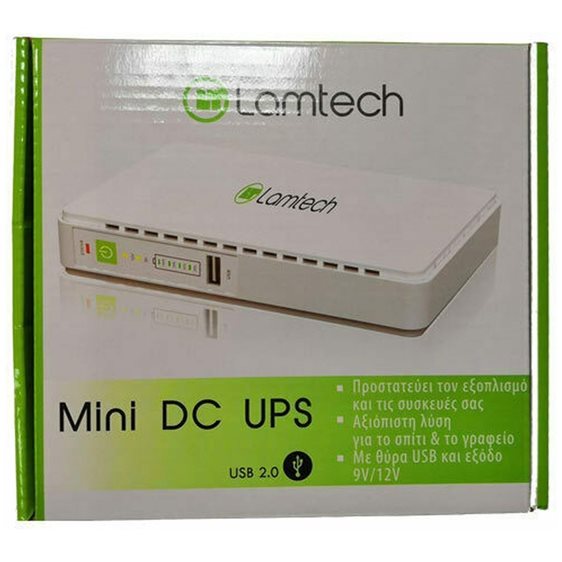 Lamtech Mini DC UPS 15W 9V/12V Output