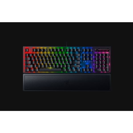 Razer BLACKWIDOW V3 - Mechanical Keyboard (Green Switch) - Wrist Rest - GR Layout