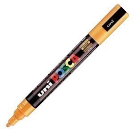 Μαρκαδόρος Uni Posca PC-5M Κίτρινο Φτν