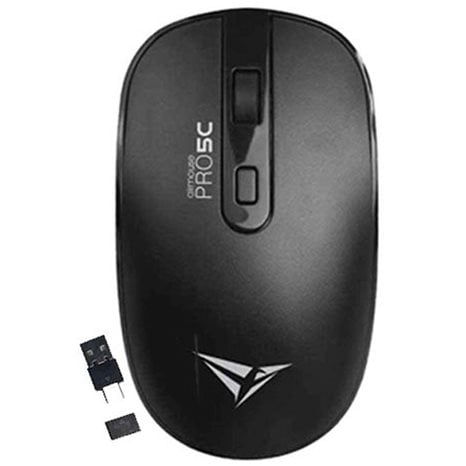 ALCATROZ WIRELESS TWO WAY DONGLE (USB+TYPE-C) SILENT MOUSE BLACK