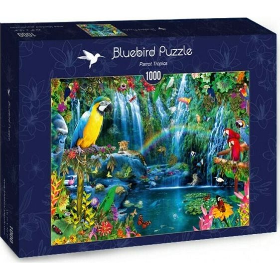 Πάζλ Bluebird 1000τμχ. Parrot Tropics 70298-P