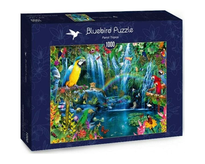 Πάζλ Bluebird 1000τμχ. Parrot Tropics 70298-P