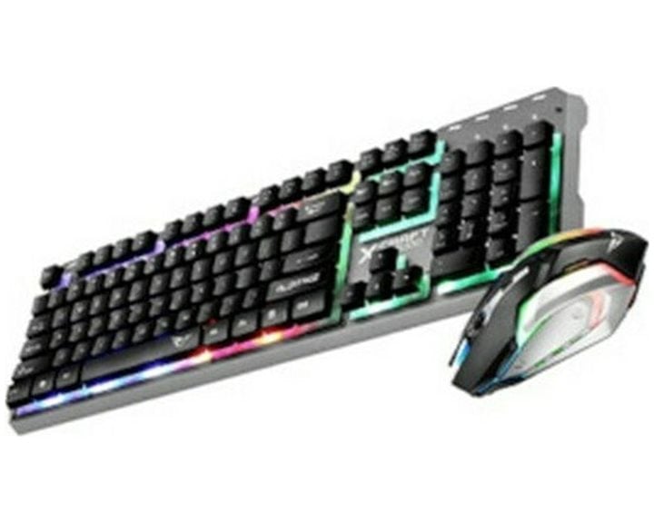 ALCATROZ WATERPROOF USB RGB WIRED COMBO KEYBOARD AND MOUSE X-CRAFT XC3000