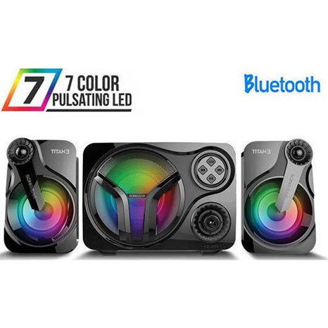 SONIC GEAR STEREO BLUETOOTH 2.1 SPEAKER SYSTEM TITAN 3