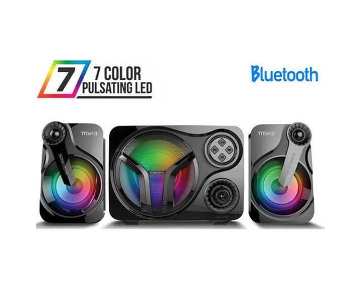 SONIC GEAR STEREO BLUETOOTH 2.1 SPEAKER SYSTEM TITAN 3